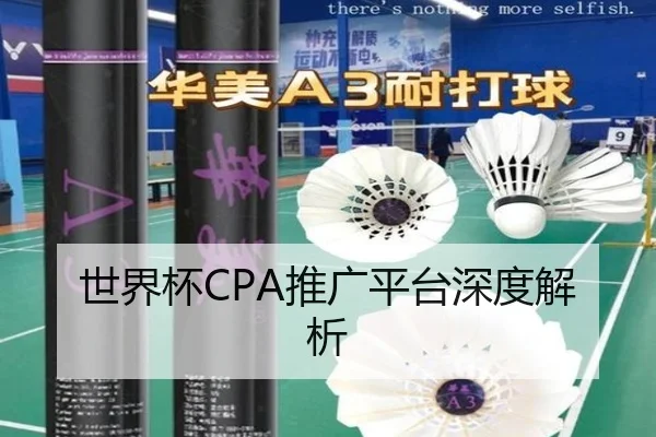 世界杯CPA推广平台深度解析