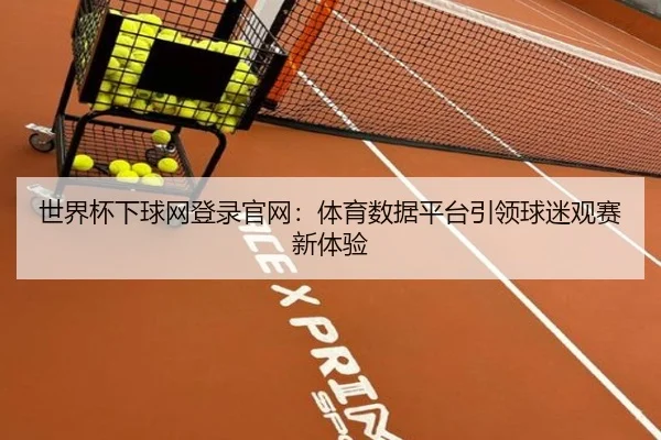 世界杯下球网登录官网：体育数据平台引领球迷观赛新体验